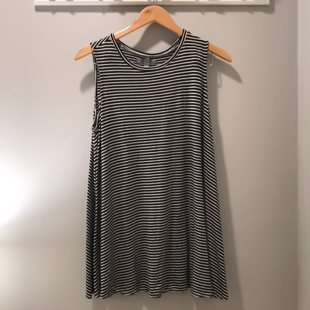 OLIVIA SKY STRIPED TUNIC